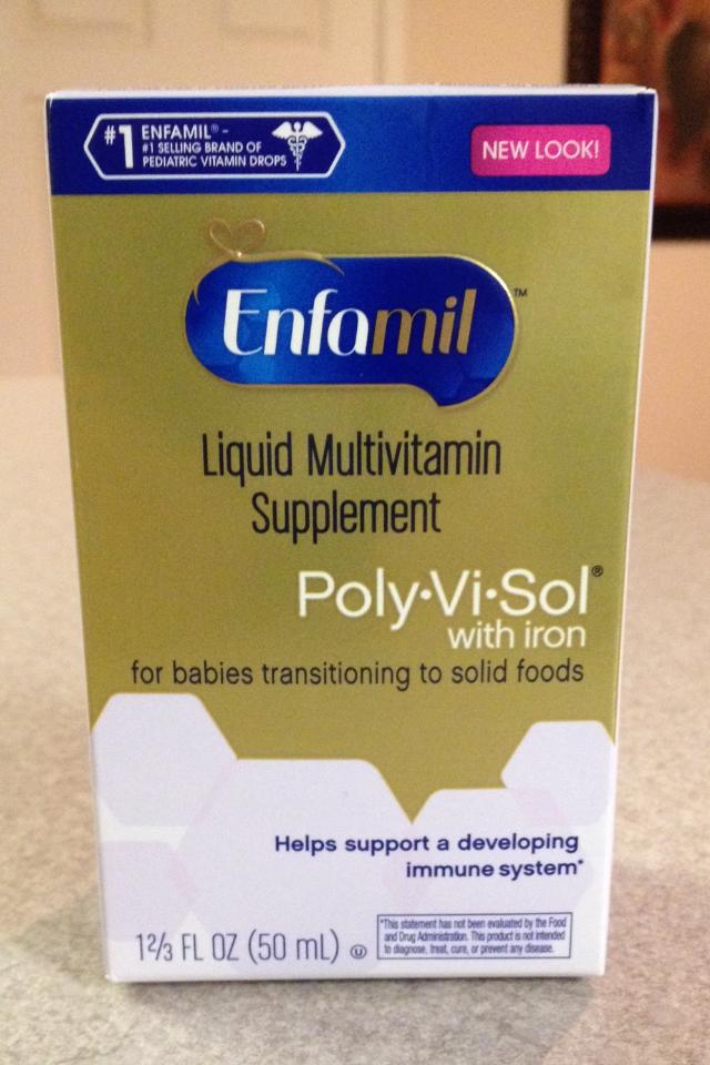 Vitamin Enfamil Poly Vi Sol 50ml bổ sung vitamin và khoáng chất nhập từ  Mỹ