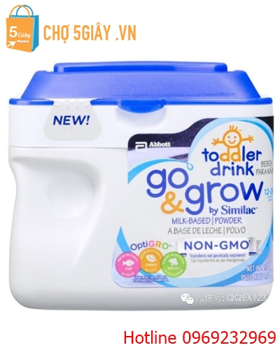 Sữa Similac Go & Grow Non-GMO dành cho bé 12-24 tháng 624g của Mỹ
