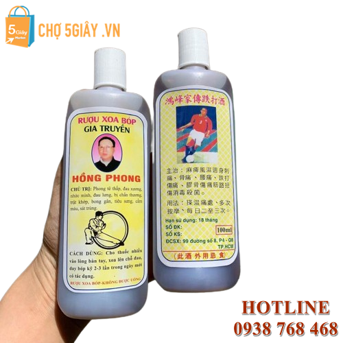 Dầu Xoa Bóp Hồng Phong chất lượng chính hãng