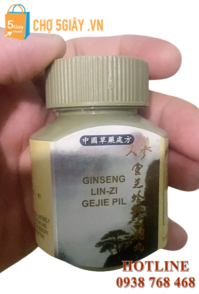 Zi Gejie Pil - Nhân Sâm Linh Chi Tắc Kè Đại Bổ Hoàn 