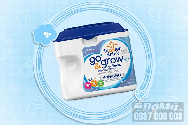 Sữa Similac Go & Grow Non-GMO dành cho bé 12-24 tháng 624g của Mỹ