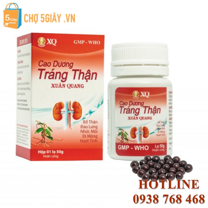 Cao Dương Tráng Thận Xuân Quang bổ thận tráng dương và bổ tinh ích tủy