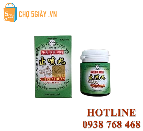 Chỉ Khái Hoàn Cough Pill  hỗ trợ điều trị các chứng bệnh liên quan đến cảm ho và sốt