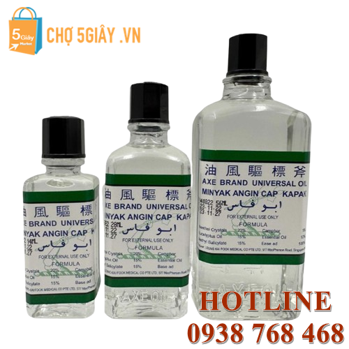 dầu gió trắng Axe Brand Universal Oil chính hãng có 3 loại