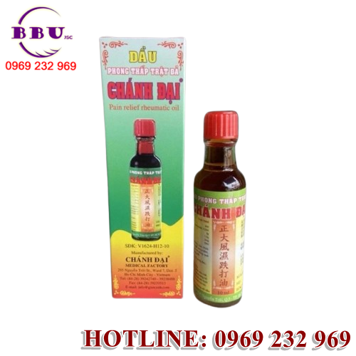 Công thức của Dầu Phong Thấp Trật Đả Chánh Đại bao gồm các thành phần chất lượng