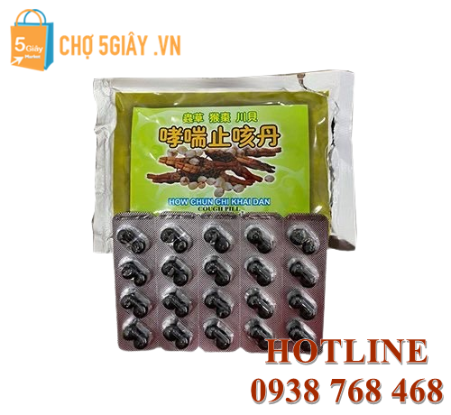 How Chun Chi Khai Dan - Trùng Thảo Chỉ Khái Đơn là một sản phẩm dược phẩm chất lượng, đặc biệt được sản xuất để giảm các triệu chứng ho