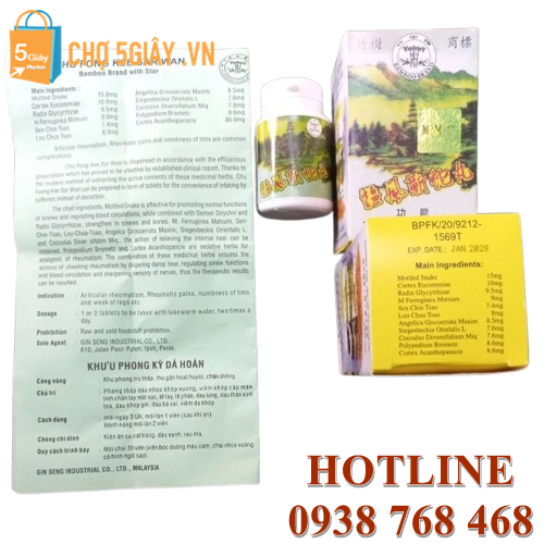 Khu phong kỳ xà hoàn chính hãng