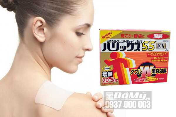 Miếng dán giảm đau Harikkusu 55EX 25 miếng của Nhật