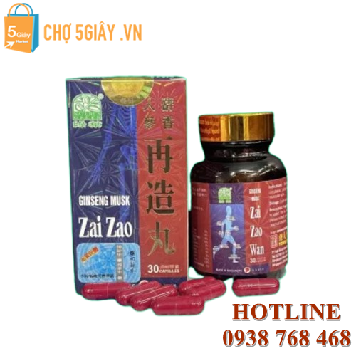 Ginseng Musk Zai Zao Wan - Nhân sâm xạ hương tái tạo hoàn 