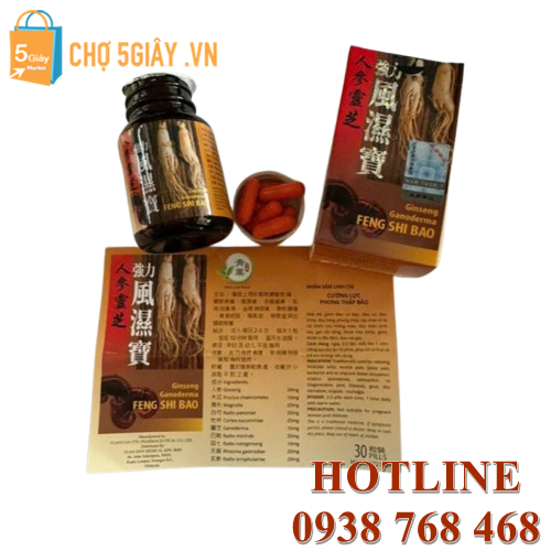 Nhân Sâm Linh Chi Cường Lực Phong Thấp Bảo được chiết xuất từ các dược liệu thiên nhiên