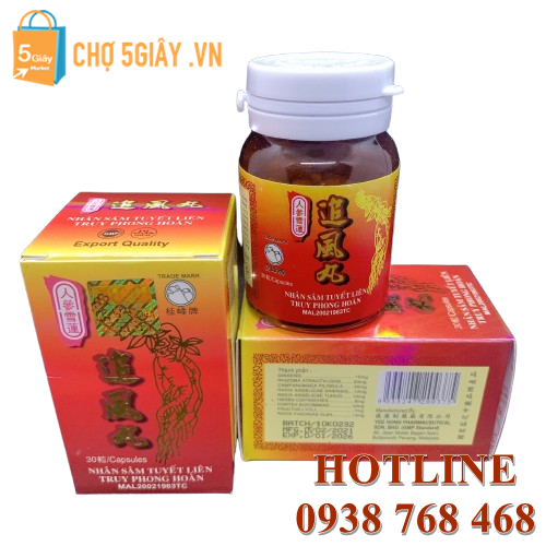Nhân Sâm Tuyết Liên Truy Phong Hoàn là sản phẩm thảo dược