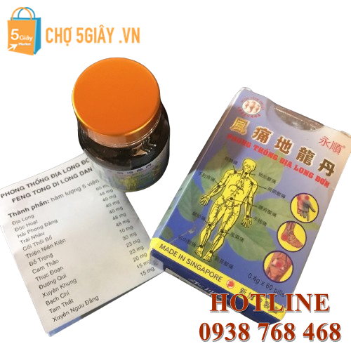 Phong Thống Địa Long Đơn - Feng Tong Di Long Dan là một sản phẩm giúp giảm đau nhức xương khớp