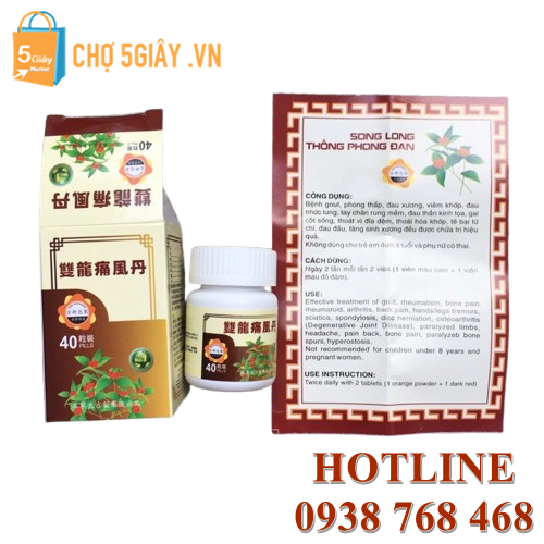 Sử dụng Song Long Thống Phong Đan có thể giúp làm dịu các cơn đau, giảm thiểu viêm sưng và giúp khớp linh hoạt hơn