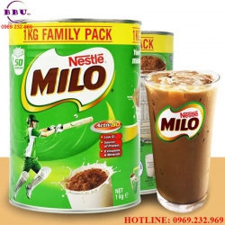 Phân phối sỉ Sữa Milo Úc hộp 1kg Phân phối sỉ Sữa Milo Úc hộp 1kg