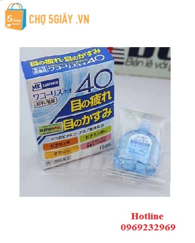 Thuốc nhỏ mắt 40 MK Customer Nhật Bản - Giải pháp cho đôi mắt khỏe mạnh và sáng rõ