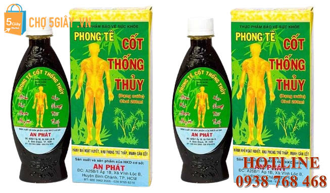 Phong Tê Cốt Thống Thuỷ là một sản phẩm chăm sóc sức khỏe tự nhiên, được chế tạo bởi An Phát, Việt Nam