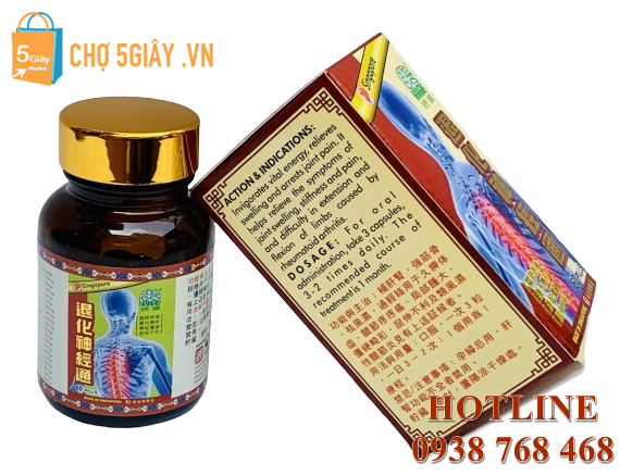 Thuốc thoái hóa thần kinh thống Tui Hua Shen Jing Tong là một sản phẩm được biết đến khá phổ biến với các thành phần tự nhiên có trong đó.