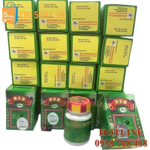 Tỷ An Khang Xanh từ Malaysia là một sản phẩm nổi tiếng hỗ trợ điều trị các bệnh liên quan đến viêm xoang và viêm mũi