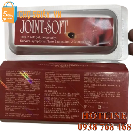 Viên Khớp Nhật Bản Joint Soft là một sản phẩm chăm sóc sức khỏe được chế tạo để hỗ trợ giảm đau và các vấn đề liên quan đến khớp và xương
