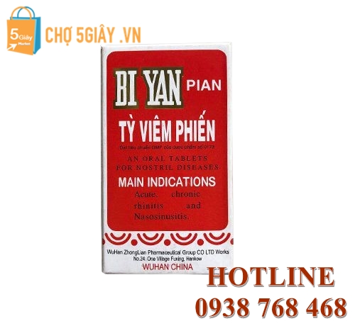 Bi Yan Pian - Tỳ Viêm Phiến giải pháp hiệu quả cho viêm mũi HOT