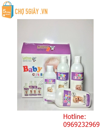 Bộ sản phẩm chăm sóc da Lalisse Gentle-Care Baby Gift Set