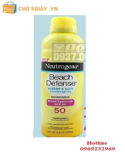 Chai xịt chống nắng Neutrogena Beach Defence SPF 50