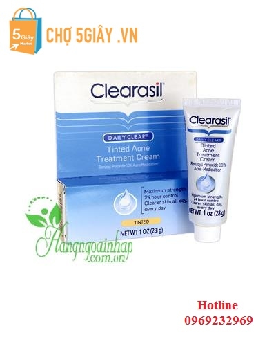 Kem trị mụn Clearasil Daily Clear Acne Treatment Cream của Nhật