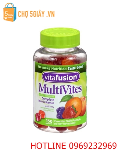 Kẹo dẻo bổ sung Vitafusion MultiVites 250 viên của Mỹ