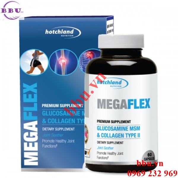 MegaFlex Glucosamine, Collagen type II bổ xương, khớp