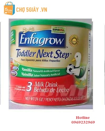 Sữa Enfagrow Older Toddler Vanilla số 3 của Mỹ cho trẻ từ 1-3 tuổi