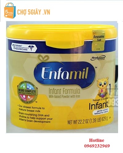 Sữa Enfamil Premium Infant dành cho bé từ 0-12 tháng của Mỹ