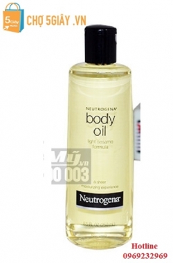 Dầu dưỡng thể Neutrogena Body Oil Light Sesame Formula 250ml của Mỹ