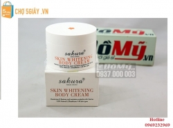 Kem Dưỡng Trắng Da Toàn Thân Sakura Skin Whitening Body Cream 200g của Nhật Bản