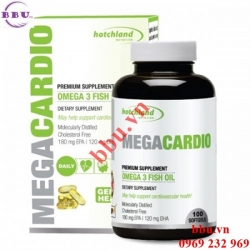 MegaCardio omega 3 dầu cá, bổ mắt, bảo vệ hệ tim mạch