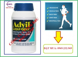 Thuốc giảm đau Advil Liqui Gels 120 viên của Mỹ