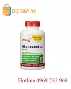 Viên uống trị viêm khớp Schiff ® Glucosamine 1500mg plus MSM + Joint Fluid của Mỹ