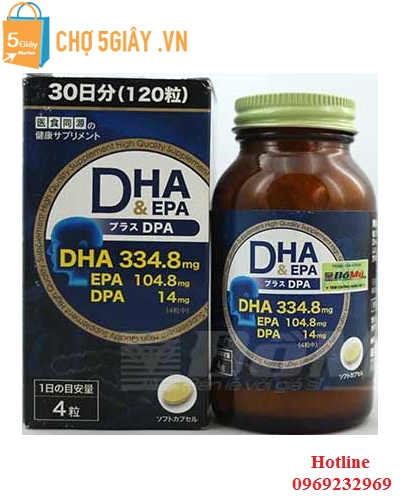 Thuốc uống bổ sung DHA EPA & DPA của Nhật