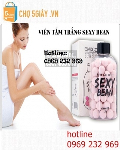 Viên tắm trắng Body Cleanser Sexy Bean 70 viên của Hàn Quốc