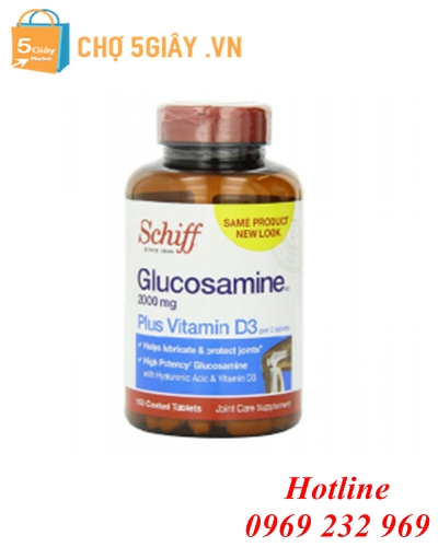 Viên uống bổ khớp Glucosamine plus Vitamin D của Mỹ hộp 150 viên