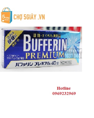 Viên uống giảm đau hạ sốt Bufferin Premium hộp 40 viên của Nhật Bản